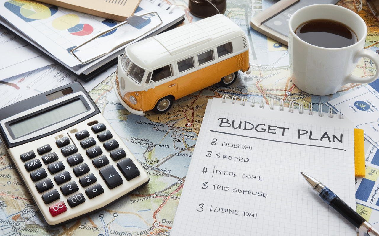 planification budget road trip en van